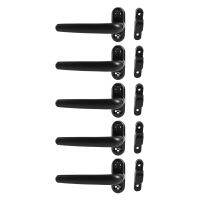 10X Door and Window Handle Lock Casement Window Lock Wheel Handle Black