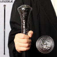 Wolf-Head Luxury Walking Stick Cane สำหรับ Man 2023แฟชั่นไม้เท้าตกแต่งผู้ชาย Elegant Hand Canes Vintage Knob Stick