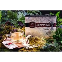 korea red ginseng tea ชาโสมแดงเกาหลี 100 ซอง ซองละ 3 กรัม บำรุงร่างกาย ชะลอความแก่ สร้างภูมิต้านทาน samsidae 3g x 100ea 홈삼마일드