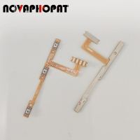 Novaphopat สำหรับ Tecno Pova 3 LF7ปุ่มเปิดปิดที่ปรับเสียงขึ้นลงริบบิ้นปุ่มเปิดปิดเครื่องโค้ง