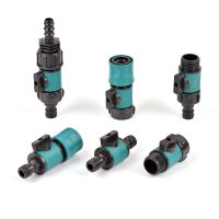 Plastic Valve 3/4 quot; Female Thread 3/4 quot; Male Thread Barb Quick Connector Agriculture Garden Watering Prolong Hose Adapter Switch