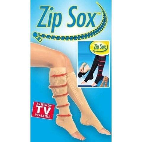 zip-sox-ถุงเท้ามีซิปสวมใส่สบาย-ช่วยลดเส้นเลือดขอด-ลดอาการเมื่อยล้าเท้าจากการเดินหรือยืนเป็นเวลานาน-เหมาะสำหรับผู้ที่ยืนหรือเดินเป็นเวลานาน-มีอาการปวดขา-เมื่อยล้า