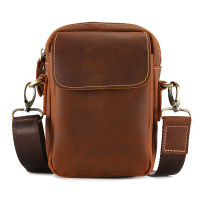 Vintage Men Messenger Bags Genuine Leather Bag For Man Casual Business Crossbody Bag Male Shoulder Bag Small Mens Leather Bag