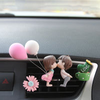 Creative couple car decoration ornaments air conditioning vent perfume fragrance clip automotive interior ornaments