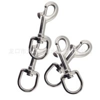 [COD] 120CM double-headed hook spring stainless steel buckle connection elephant puller safety