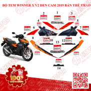 Tem Rời Winner X V2 2019+ Zin Đen Cam 2019 Phiên Bản Thể Thao Chính Hãng