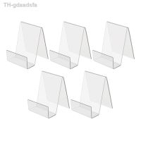 ▦♟✕ 5 Pcs Book Back Display Easel Label Holders Store Bookshelf