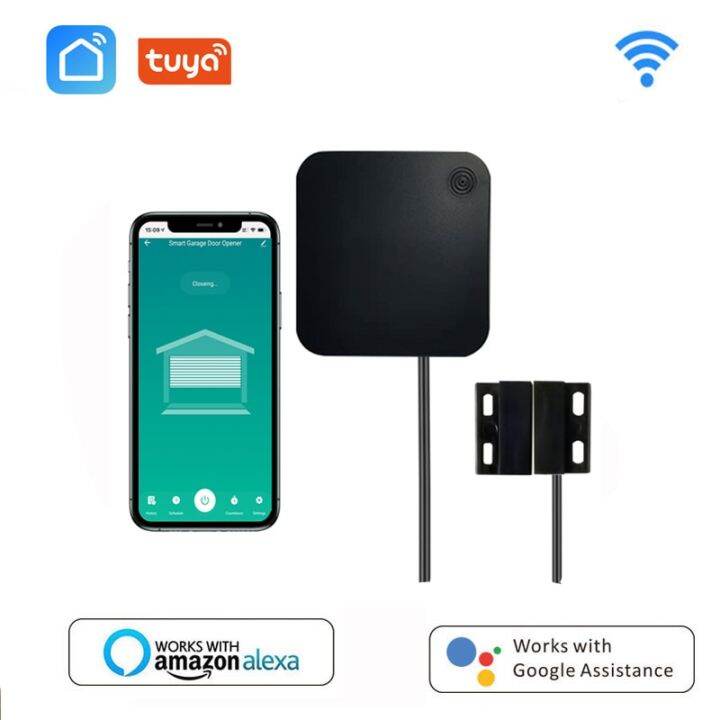Tuya WiFi Smart Garage Door Opener Controller WiFi Switch Alexa Opening