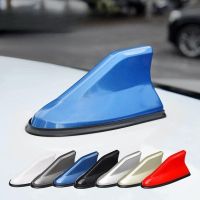 △❖✖ 16cm Universal Carbon Fiber Look Car Roof Top Mount Shark Fin Aerial Antenna Toppers Auto Radio AM FM Antenna Signal Amplifier