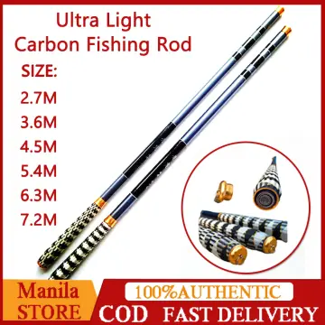  telescopic fishing rod Hard Fishing Rod 3.6m-6.3m