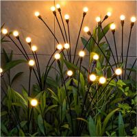 6/8/10 Head Solar LED Light Outdoor Garden Decoration Firework Lights Firefly Garden Lights Lawn Garden New Year Christmas Decor