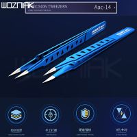 【hot】๑✠ AAC-14 hollow heat-dissipating tweezers lengthened thickened high hardness tweezers for mobile phone repair tweezer