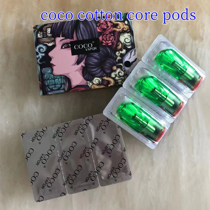CoCo Vapor Refillable Empty Pod For Infinity/Essential/Zalan r5/r4