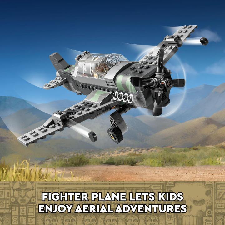 lego-indiana-jones-77012-fighter-plane-chase-building-toy-set-387-pieces