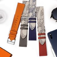 20mm 22mm Leather Band For Samsung Galaxy watch 4 Classic strap 46mm 42mm Active 2 40mm Huawei GT2 3 Pro Galaxy Watch 4 bracelet