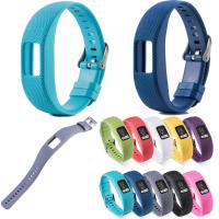 ♧ สายนาฬิกาสำหรับ Garmin vivofit 4 ซิลิโคนสำหรับเปลี่ยนสายกีฬาสำหรับ Garmin vivofit4 สายรัดข้อมือแบบสร้อยข้อมือยางลายสก็อต