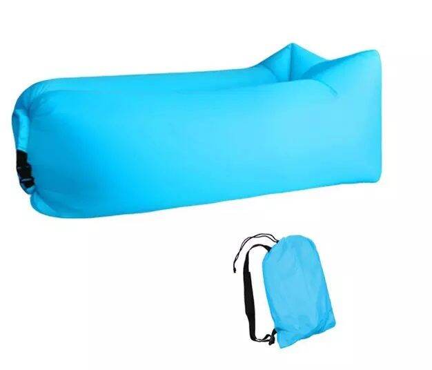 Inflatable Outdoor Sleeping Sofa Banana Portable Air Bed Hangout
