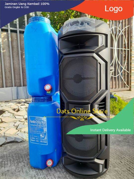 Biggest 32" Bluetooth Karaoke Speaker Bass/Treble/Echo FREE Wireless