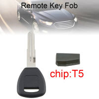 Universal Black Uncut Blade Blank Car Key Ignition พร้อมชิปทรานสปอนเดอร์ T5 HD106-PT5 Fit สำหรับ Honda