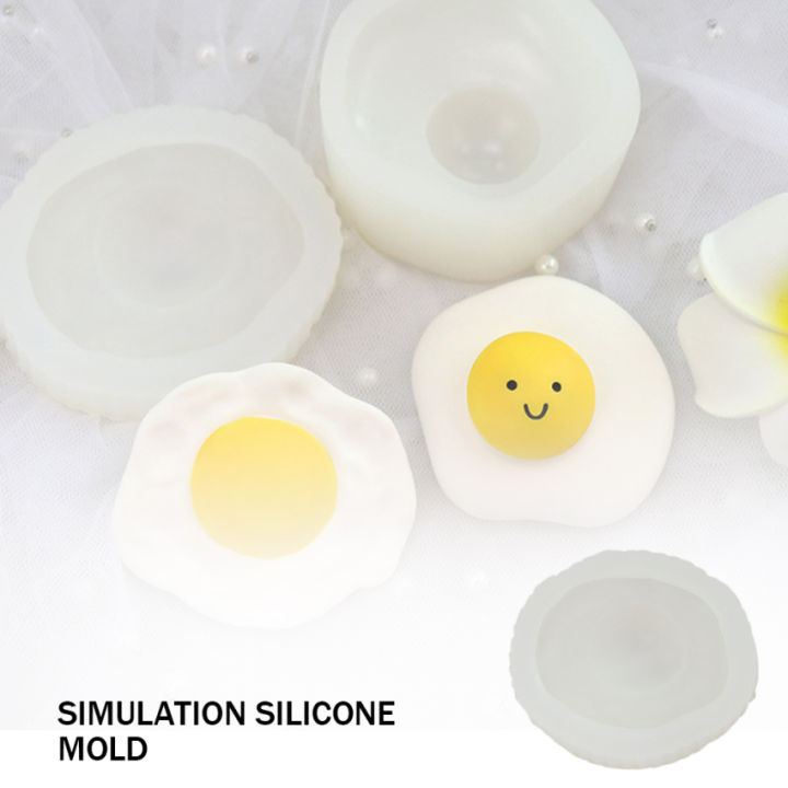 ไข่เค้กตกแต่งแม่พิมพ์เรซินอุปกรณ์อบขนมเทียนทำ-kit