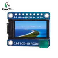 【☑Fast Delivery☑】 mxizg Hwayeh Tft 0.96/1.3นิ้ว1.44 1.8นิ้ว Ips 7P Spi Hd 65K St7735โมดูล Lcd สีเต็ม/St7789ไดรฟ์ Ic 80*160 240*240