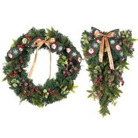 Christmas Wreaths For Windows Christmas Garland for Front Door Christmas Garland Stairway Decorations Christmas Wreath with Bow Ornament for Home Indoor Decor dutiful