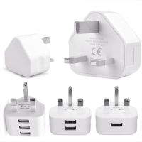 Universal UK Plug 3 Pin Wall Charger Adapter With 1/2/3 USB Ports Charging For Iphone 11 Samsung Huawei Charging Charger