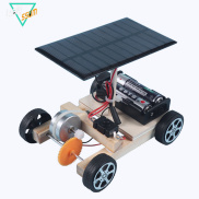 Lealyssum hàng sẵn năng lượng mặt trời xe đồ chơi Bộ Robot tự lắp ráp sử