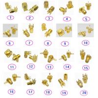 Connector SMA / SMB Male Plug Female Jack Solder PCB mount Flange PTFE mount Bulkhead Nut mount RF Coaxial