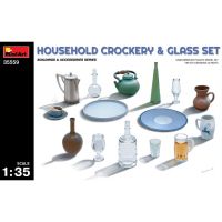 โมเดลประกอบ MiniArt 1/35 MI35559 HOUSEHOLD CROCKERY &amp; GL SET