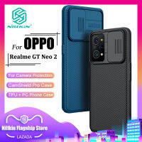 Nillkin แฟชั่น PC เคส สำหรับ Realme GT Neo 2 เคสโทรศัพท์ ธุรกิจกล้องป้องกันการกระแทกความเป็นส่วนตัวฝาหลัง