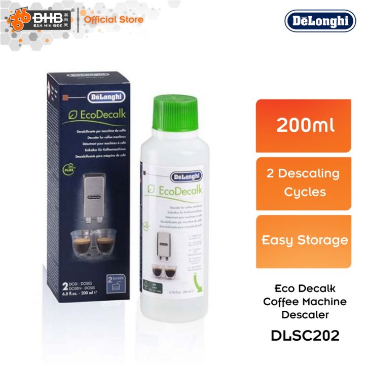 Delonghi Descaler EcoDecalk Mini-Packed with Two Convenient 100ml Single  Doses