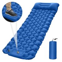 Portable Ultralight Sleeping Pad Camping Mat Inflatable Air Mattress Outdoor Hiking Trekking Picnic Sleeping Mat Single