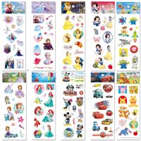 ◇ 3/6/12Sheets Disney Kawaii Princess Mickey Mouse 3D Puffy Stickers Scrapbook Laptop Phone Car Stationery Kid Cartoon Sticker Toy