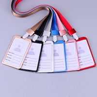 6 PCS Employee Id Card Holder Case Aluminium Women Men Name ID Credit Card ID Business Case Cover Metal Work Identity Badge