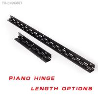 ◕✕ 270 degree open long line L380mm L153mm 1mm thick Iron black piano furniture hinge with free screws