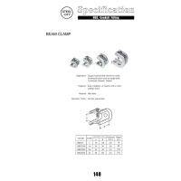 HOT DIP GALVANIZED BEAM CLAMPS ฟันจระเข้อาบสั่งกะสี"STEEL-CITY" (ราคา ต่อ 1 ชิ้น)