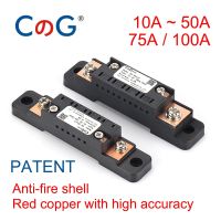 【LZ】✤✎✒  Cg FL-2C 10a 15a 20a 30a 50a 75a 100a 75mv digital tensão dc shunts medidor analógico amperímetro atual shunt resistor com base