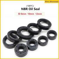 5ชิ้น NBR ซีลน้ำมันกรอบ ID 8mm 10mm 12mm OD 4-32mm ความหนา 4-10mm ไนไตรล์ Butadiene ยางปะเก็นแหวนปิดผนึก