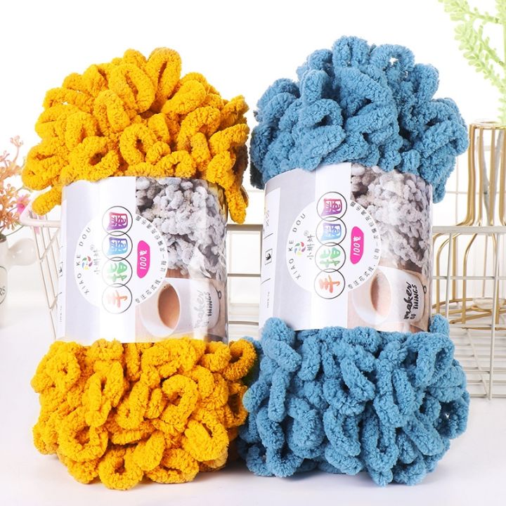 100g-ball-knitting-yarn-alize-puffy-wool-hand-knitting-household-pillow-blanket-thread-thick-wool-hand-crochet-polyester-yarn