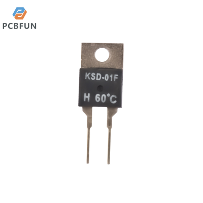 pcbfun 40/45/50/55/60/65/70/75/90/95/100/105/110 ℃ KSD-01F เปิดตามปกติและสวิตช์ความร้อนเซ็นเซอร์อุณหภูมิชิปปิดแบบดั้งเดิม