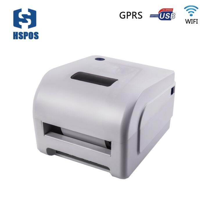 HSPOS 108mm Thermal Label Printer QR Code Barcode Printer ESC/POS LAN
