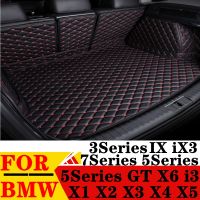 Car Trunk Mat For BMW 3 5 7 Series GT X1 X2 X3 X4 X5 X6 I3 IX IX3 All Weather XPE Rear Cargo Cover Carpet Liner Boot Luggage Pad