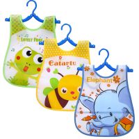 3 PCS/Lot Waterproof Baby Bibs for Infant Toddler Boys Girls Sleeveless Feeding Apron Cartoon Animals Child Kids Bib Aprons