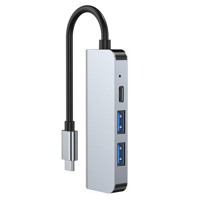 Multi-Functional 4 In 1 USB C Docking Station Type C ถึง60W PD 4K รองรับ HDMI USB 3.0 2.0 Adapter Hub สำหรับ Air แล็ปท็อป