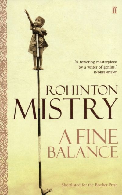 A fine balance: the epic modern classic English novel [Canada] roxington Mistry Douban