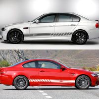 ’；【‘； 2PCS Car Door Side Skirt Stripes Stickers For BMW E46 3 Series E30 E34 E36 E39 E60 E70 E87 E90 E91 E92 Auto Vinyl Trim Decals