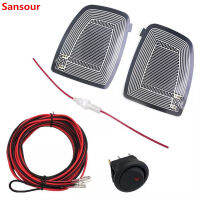 DC 12V Car mirror heater Electric Glass Heated Pad Mat Defoggers Remove Side Mirror Heating Pad x 2pcs Sansour