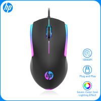 HP M160เมาส์มีสายประสิทธิภาพสูงOpticalเมาส์สำหรับเล่นเกมส์7สีไฟแอลอีดีสีรุ้งสำหรับคอมพิวเตอร์โน๊ตบุ๊คแล็ปท็อปคอมพิวเตอร์สำนักงานบ้าน