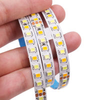 5เมตร CCT หลอดไฟ Led Strip 24โวลต์ DC 2835 SMD 180 Ledsm อบอุ่นสีขาวสีขาวพิกเซลแถบที่มีความยืดหยุ่น LED เทปตกแต่งบ้าน8มิลลิเมตร PCB ใหม่